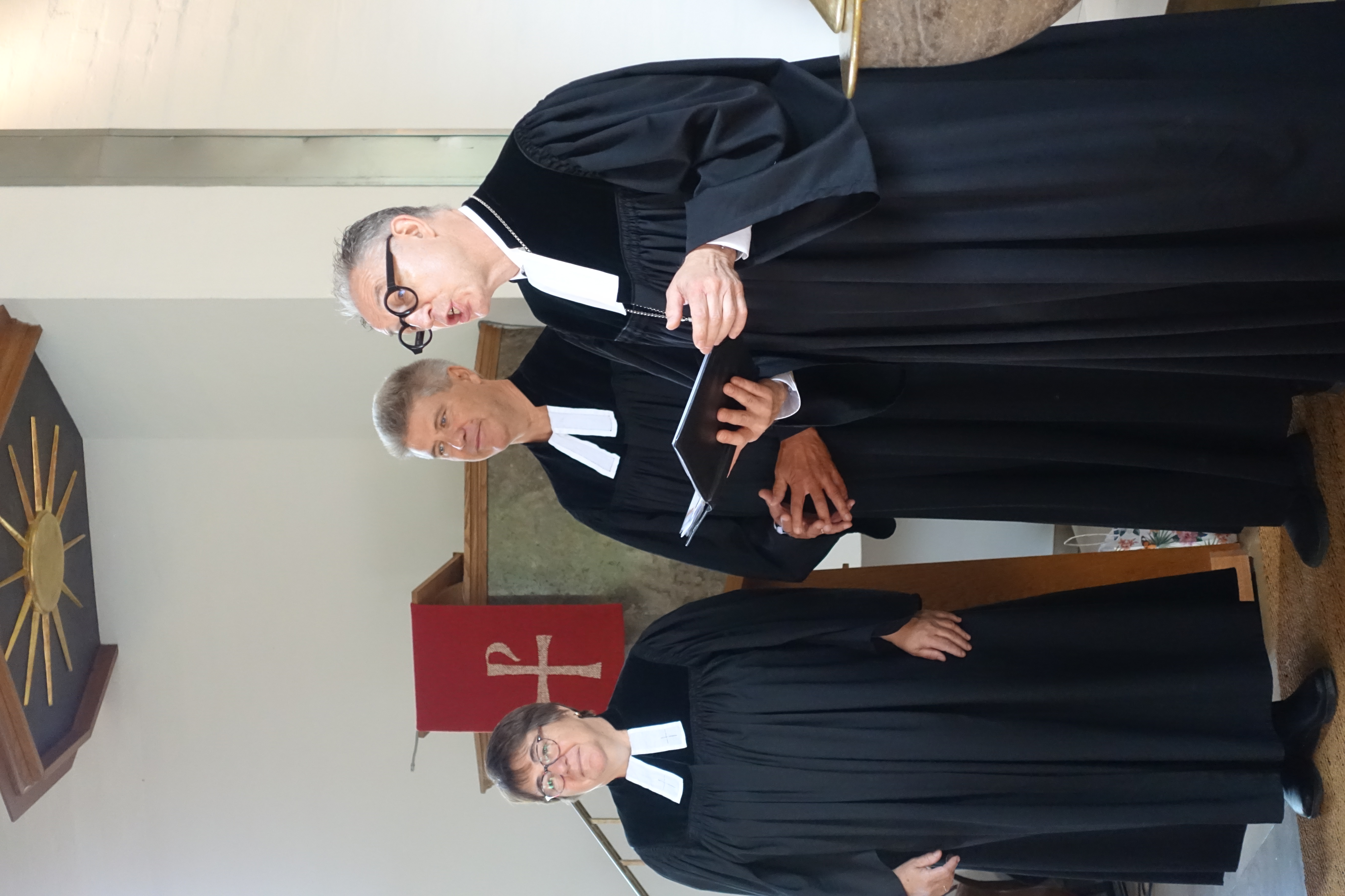 Dekan Schwarz´mit Petra und Olaf Kringel